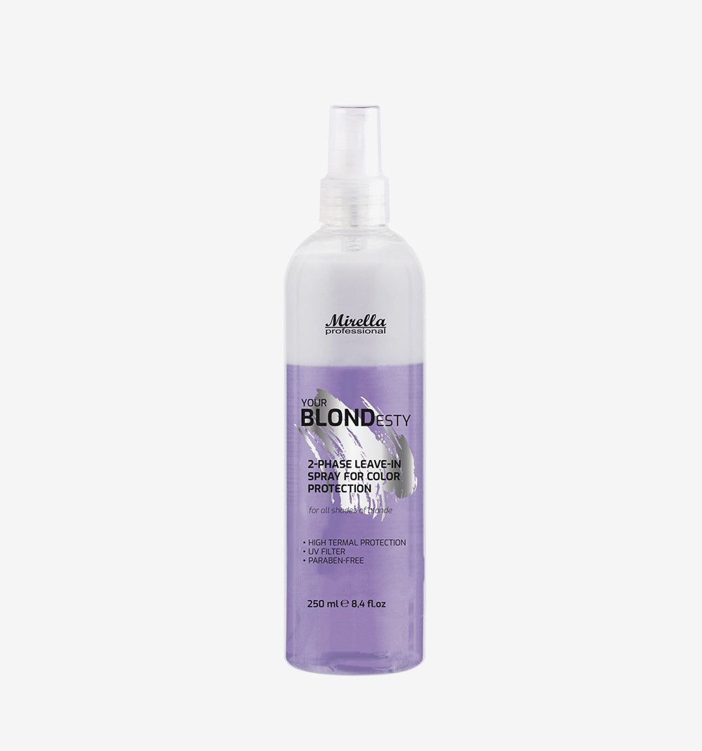 Your Blondesty Spray for blonde effect with thermal protection